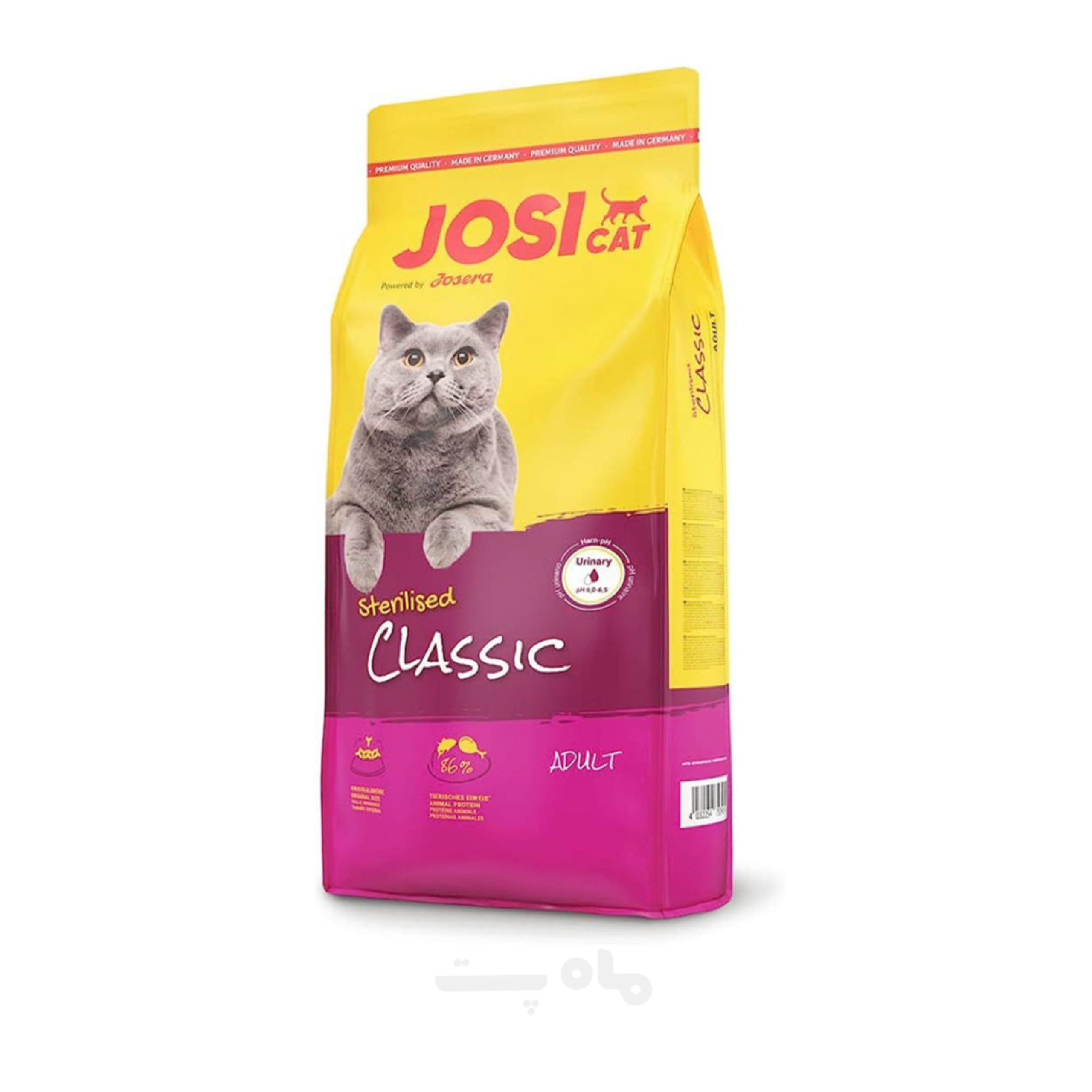 غذای خشک گربه عقیم شده جوسی کلاسیک  1.9 کیلوگرم  Josi Classic Sterilized Cat