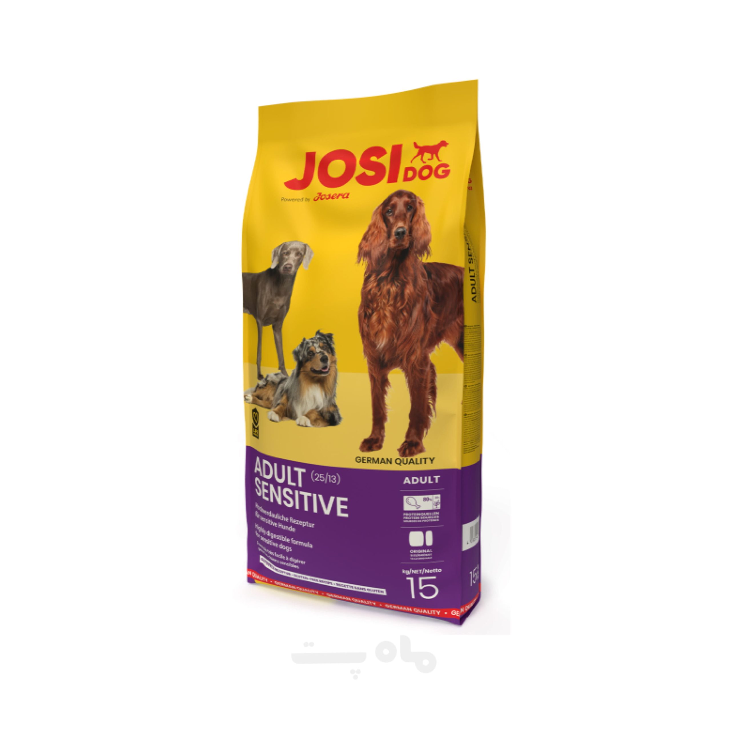 غذای خشک سگ بالغ جوسرا مدل سنستیو طعم مرغ 15 کیلوگرم Josidog Sensitive Dog Dry Food With Chicken