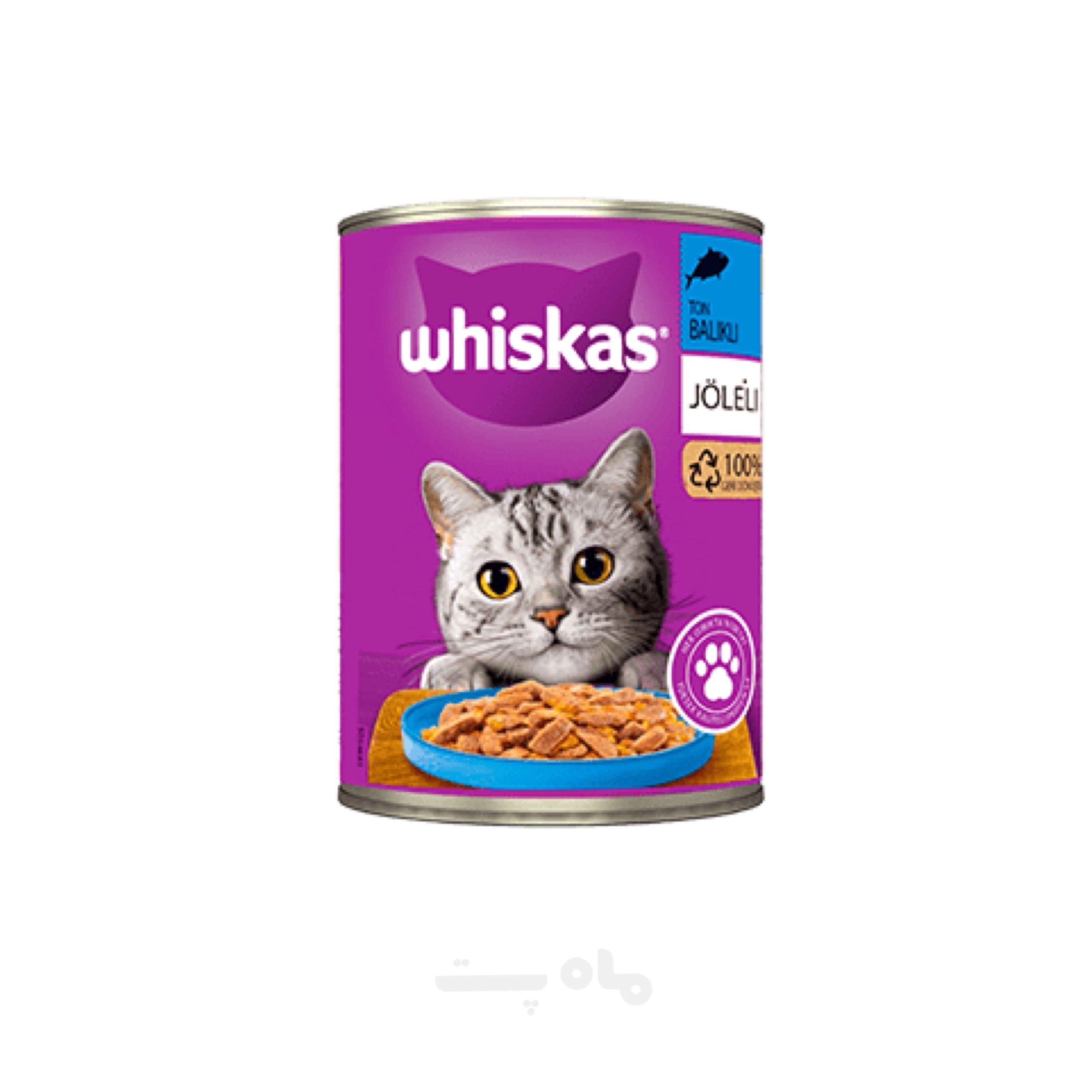 کنسرو گربه ویسکاس طعم تن 400 گرم Wiskas Cat Wet Food With Tuna